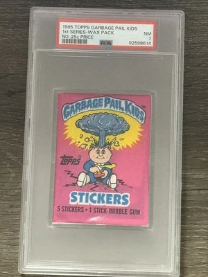 1985 TOPPS GARBAGE PAIL KIDS 1st SERIES WAX PACK PSA 7 - Image 1 of 2