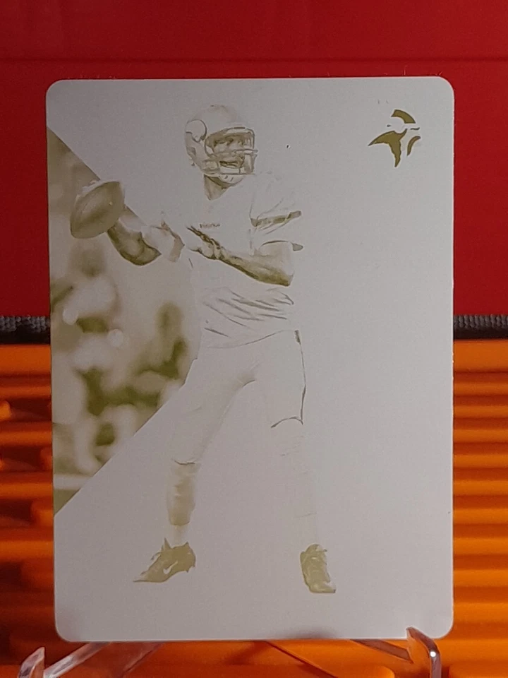 2017 PANINI Plates & Patches #61 Sam Bradford Printing Plate 1/1 Yellow Plate - Image 1 of 2