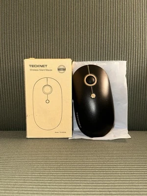 Tecknet Wireless Silent Mouse Model TK-MS008 for Desktop Computer Laptop - Image 1 of 3