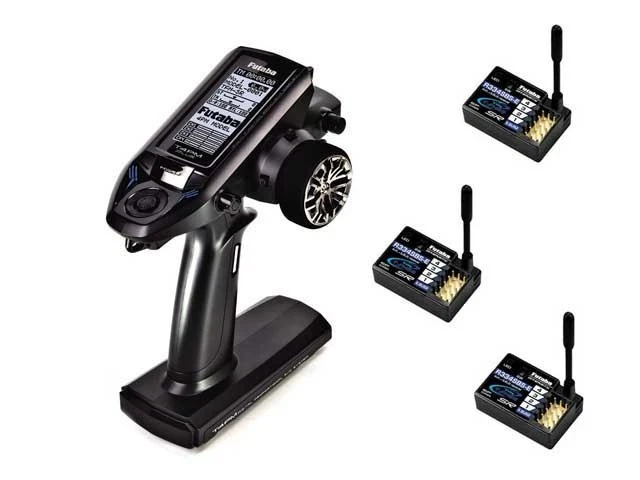 Futaba 00008698-3 T4PM Plus Triple Receiver T/R Set [Includes R334SBS-E x3] - Image 1 of 1