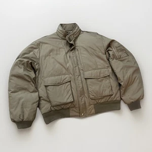 Vintage Camel ‘Aviators Only’ Bomber Jacket XL Snap Zipper Lined Heavy Fill - Picture 1 of 10