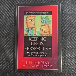 ** Signed By Author** Keeping Life in Perspective by Jim Henry (1996, Hardcover) - Picture 1 of 8
