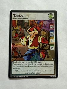 Neopets TCG - Tomos - Foil Very Rare - Lost Desert 19/100 - Picture 1 of 2