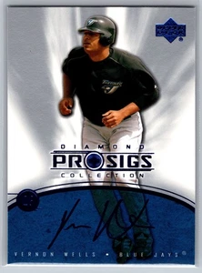 2004 Diamond Collection Pro Sigs Vernon Wells #10 Toronto Blue Jays - Bild 1 von 2