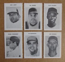 1969 MILTON BRADLEY BASEBALL GAME CARD SINGLES COMPLETE YOUR SET PICK CHOOSE A-L