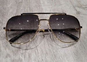 Occhiali da sole Dita Midnight Special autentici ORO GIALLO/NERO - GRIGIO SCURO A CHIARO - Foto 1 di 4