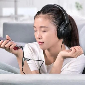 1 * USB-C Typ-C Zu 3,5mm Jack AUX Kopfhörer Audio Splitter Adapter Kabel S5S7 - Bild 1 von 13