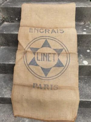 Sac en toile de jute - ancien sac en toile de jute - Photo 1/3