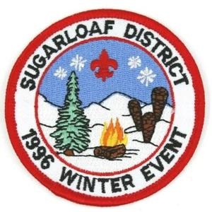 Vintage 1996 Winter Event Sugarloaf District Gamehaven Council Patch Minnesota - Bild 1 von 2
