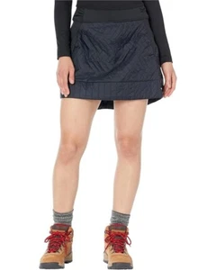 Mountain Hardwear Trekkin Mini Skirt Women Large Black Quilted Insulated ERK1332 - Picture 1 of 8
