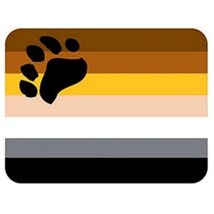 Mauspad Mousepad Bear Gay Pride Mousepad Homosexuell Regenbogen - Bild 1 von 1