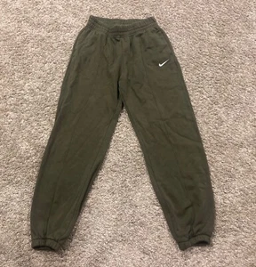 NIKE ROPA DEPORTIVA HOMBRE TALLA PEQUEÑA JOGGERS PANTALONES VERDE OLIVA - Imagen 1 de 3