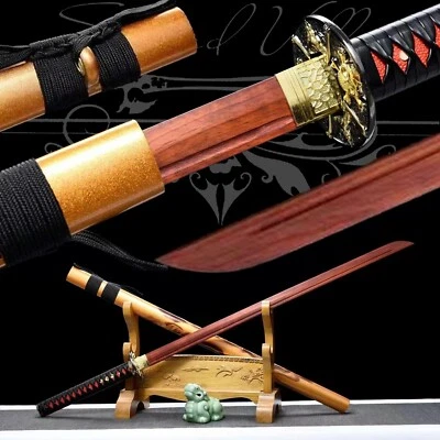 103cm Handmade Wooden Katana/Samurai Sword/High-Quality Blade/Training/Japanese - Image 1 of 4