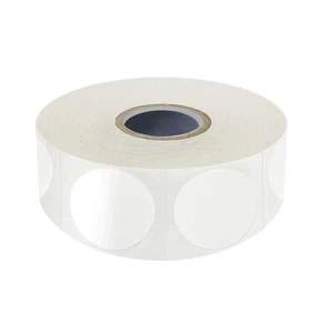 1500 PCS White Round Color Coding Circle Dots Inventory Stickers Labels with ... - Picture 1 of 3