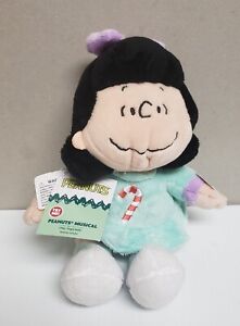 Lucy Plush doll Peanuts Musical Friends 10" Plays Song “Jingle Bells" New tags