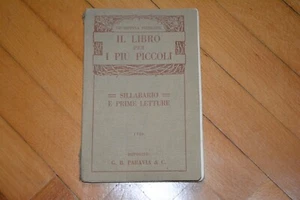 Libro scuola Sillabario per i più piccoli 1928 Ventennio Fascista  D10 - Picture 1 of 5