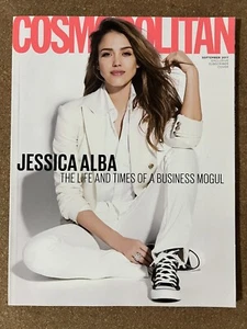 Cosmopolitan UK Magazine Jessica Alba September 2017 Vintage British Fashion - Picture 1 of 2
