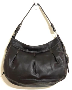 Bolso de hombro para mujer Chaps de Ralph Lauren Hobo marrón para cuero sintético grande - Imagen 1 de 10