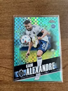 2022 Topps Chrome MLS Caio Alexandre Aqua Refractor Rookie 36/299 X Fractor - Picture 1 of 2