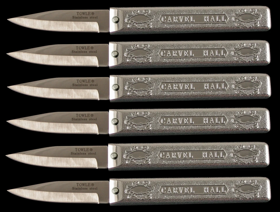 Carvel Hall Crab Knife - Set of 6 - New Stock - Steamed Crabs Picking - Paring - Image 1 of 1