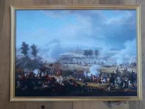 CARTE TABLEAU 27,5 x 20,6 cm : NAPOLEON BATAILLE DE MARENGO 14 JUIN 1800 - Foto 1 di 2