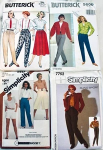 VTG HAREM PANTS, SARONG PANTS, SHORTS SKIRT Womens Sewing Pattern ~ U PICK!~ UC - Picture 1 of 54