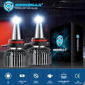 8-sides 9005 LED Headlight Bulb Conversion Kit High Beam White Super Bright 2pcs - Picture 1 of 12