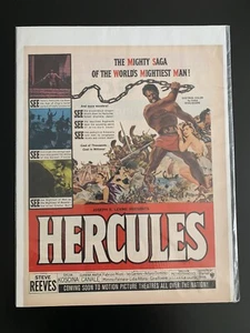 Vintage 1958 "Hercules" Movie Print - Steve Reeves - Picture 1 of 1