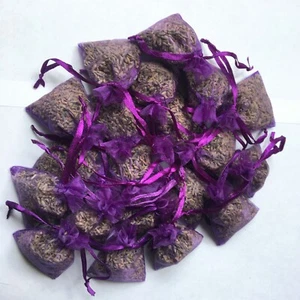 20 Dried Lavender Bags, Favours, Calming, Scent, Sleep Aid, Moth Repellent. - Picture 1 of 2
