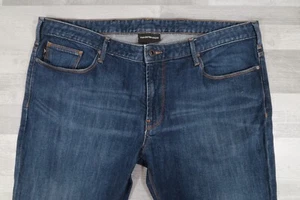 Mens Emporio Armani J06 Stretch Slim Fit Blue Jeans W38 L30 - Imagen 1 de 12