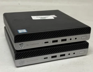HP EliteDesk 800 G3 DM (i5-7500T 2.70GHz - 16GB RAM - NO OS/HDD) - Lot of 2 - Picture 1 of 7