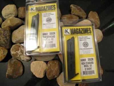 Paquete de 2 cargadores de cargador cortos 22 10RD modelo 101 .22 de alto estándar HECHOS EN EE. UU. Foto 1 de 4