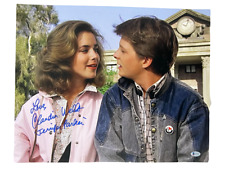CLAUDIA WELLS SIGNED 16X20 PHOTO BACK TO THE FUTURE AUTHENTIC AUTOGRAPH BECKETT