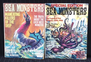 Sea Monsters Special Edition Spring 1977~Winter 1976 ~2 Magazine Lot~ - Picture 1 of 8