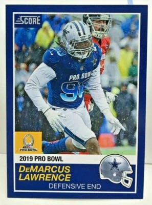 DeMarcus Lawrence 2018 Panini Instant #26 NFL 2019 Pro Bowl Score SP/270 COWBOYS - Image 1 of 2