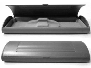 PORTA PENNA ASTUCCIO CUSTODIA PEN CASE IN PLASTICA GRIGIO PORTAPENNA PER 1 PENN - Imagen 1 de 1