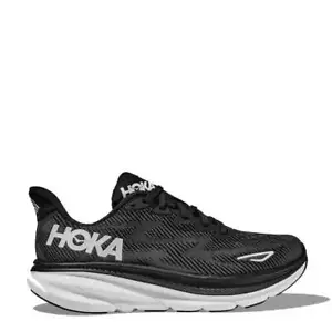 Hoka Clifton 9 Trainer Black / White - Picture 1 of 10