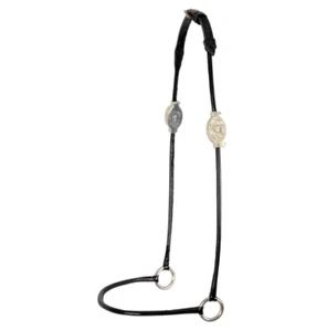 Billy Royal Deluxe Concho Arabian Show Horse Halter | Black/Silver | 2 sizes - Picture 1 of 2
