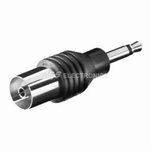 ADATTATORE SPINA MONO 3.5mm PRESA COAX FEMMINA - Picture 1 of 1