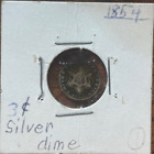 1854+Three+Cent+Silver+Piece.+Natural+Uncleaned.