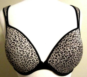 BALI Bügel-BH schwarz Animal Print verführerische Kurven nahtlos Größe 34D - Bild 1 von 8