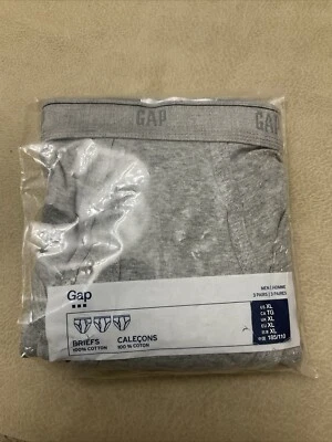 Трусы мужские Gap серые 3 пары размер XL 100% хлопок - Изображение 1 из 3