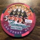 $5 Flamingo Hilton The Radio City Rockettes 9 Las Vegas Nevada  Casino Chip