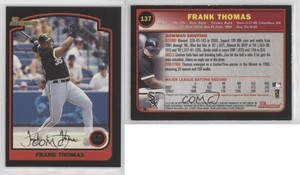 2003 Bowman Gold Frank Thomas #137 HOF
