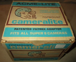 Macchina fotografica vintage Acme-Lite Cameralite servizio fotografico luce attacco superiore #96, non funzionante - Foto 1 di 10