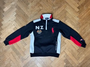Polo Ralph Lauren Ocean Challenge NZ 1/4 Zip Sweatshirt L - Picture 1 of 8