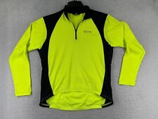 Canari Cycling Jersey Adult Extra Large Yellow Black High Visibility Long Sleeve