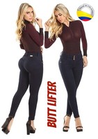 Pantalones Colombianos Push Up Levanta Cola Pompis Jeans Moldeadores Mahones  | eBay