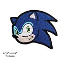 Sonic The Hedgehog Game Character Face Embroidered Iron On Patch