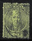 uax64 Mexico 1868 Mexico thin perforate 1-68 Sc#53 Mc#55 VF